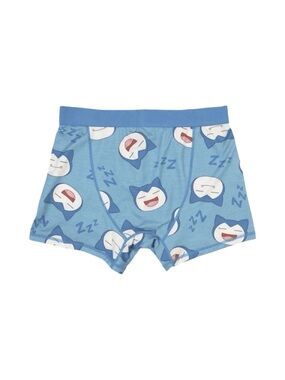 2 Pack Blue Pokemon Snorlax Boxer Briefs MEN